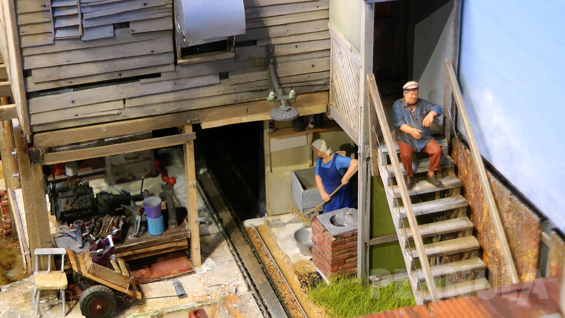 Weniger ist manchmal Mehr: Feldbahn-Modell-Eisenbahn-Diorama vom Modellbau-Meister aus Australien