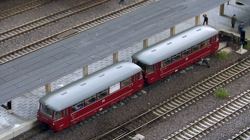 Miniatur Elbtalbahn mit Sebnitztalbahn Modellbahn