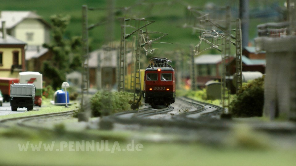 Modelleisenbahn Miniland München Modellbahnschau in Spurgröße H0