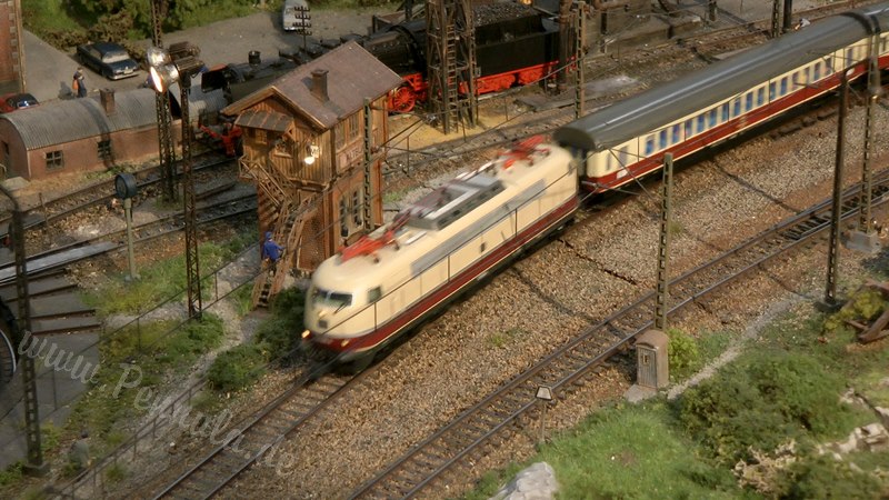 Die wunderschöne Modellbahn Altburg