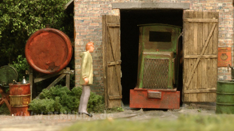Feldbahn Diorama als Modelleisenbahn von Hans Louvet