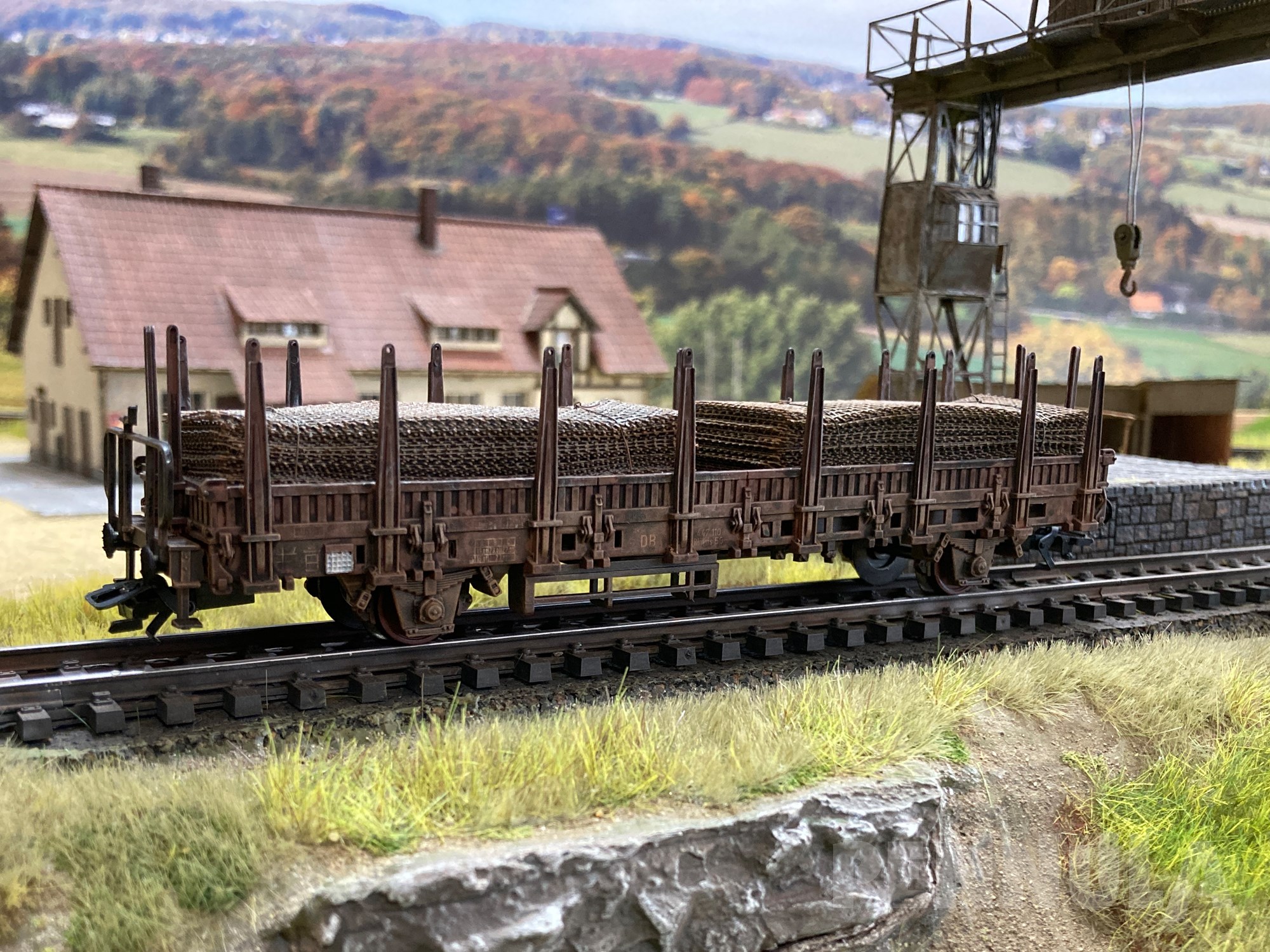 Modellbahn Patinierung: Ergebnisse der Alterung mit Vallejo Farben von Lokomotiven und Güterwagen