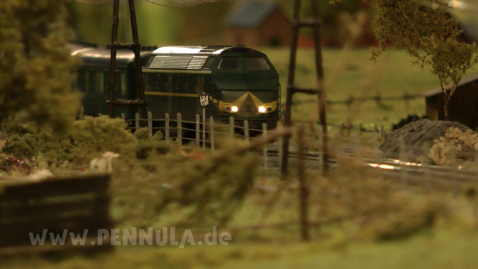 Die Spur H0 Modulanlage vom Modell-Eisenbahn-Club aus Belgien