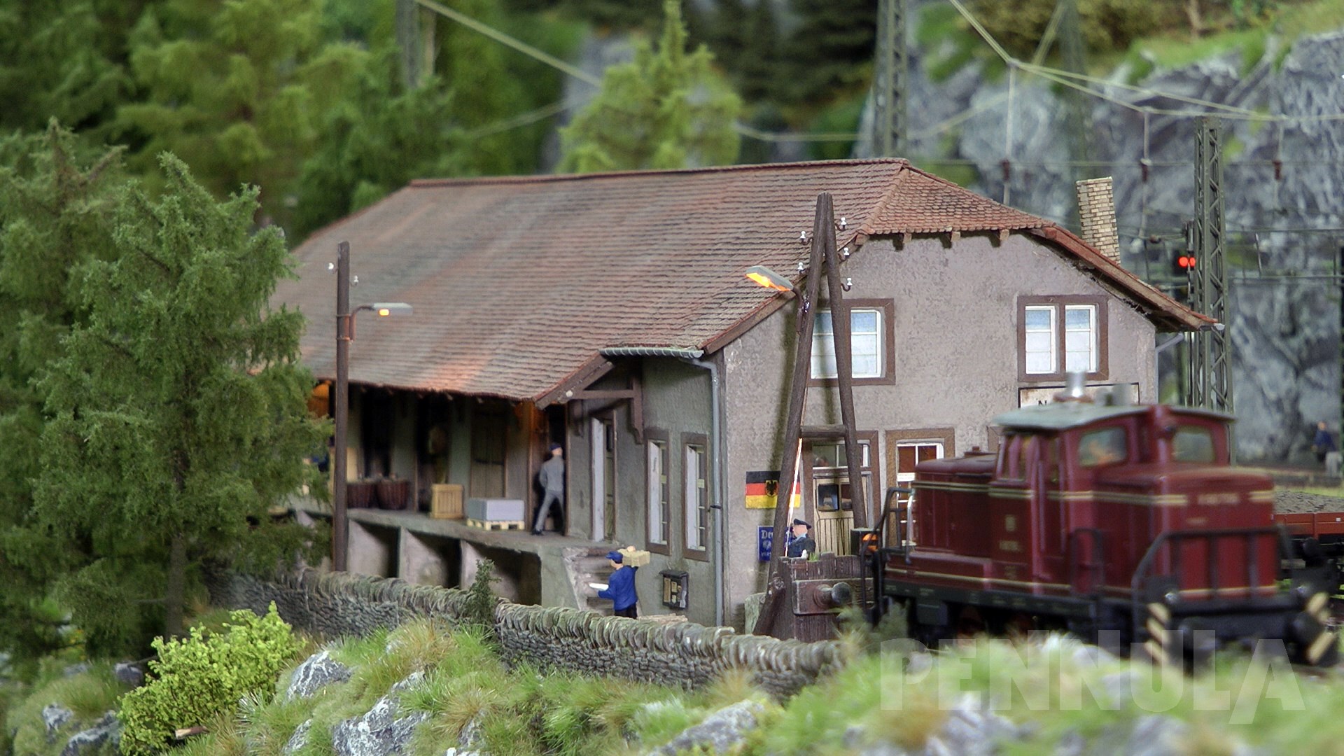 Modelleisenbahn H0 Märklin Virgental: Eine der echten Modellbahn Traumanlagen mit vielen Dampfloks