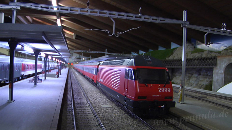 Die größte Modelleisenbahn der Schweiz in Spur 0 mit Führerstandsmitfahrt