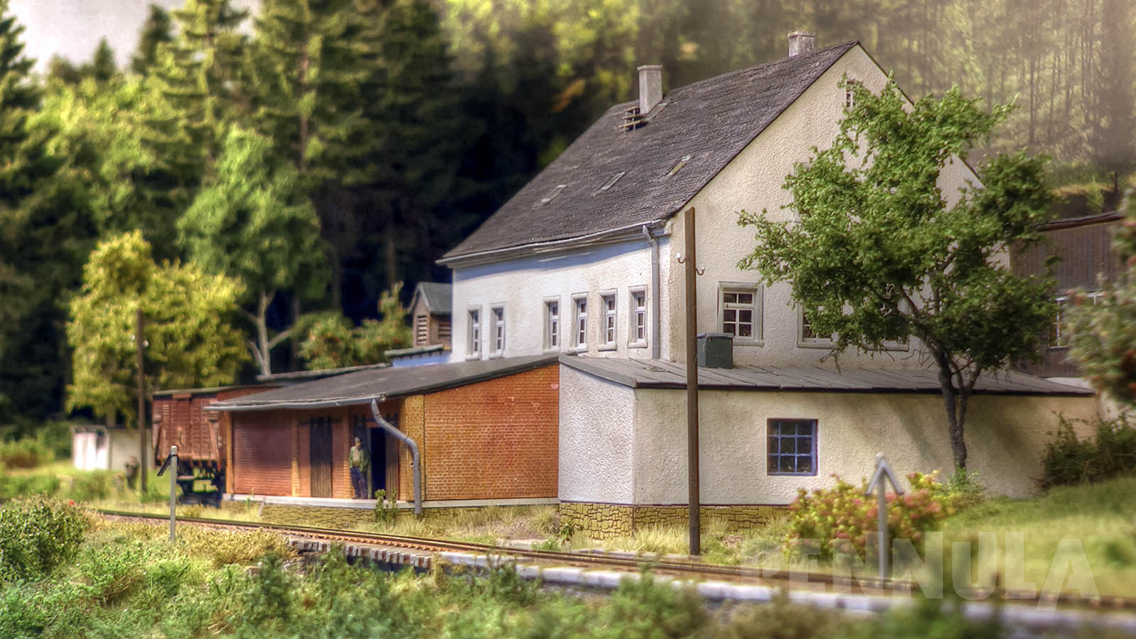 Die Preßnitztalbahn im Modell - Sächsische Schmalspurbahn Erzgebirge - Anschluß Wolf
