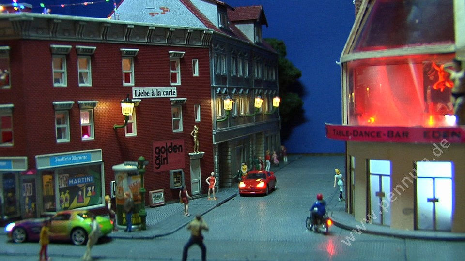 Das Rotlichtviertel in Wuppertal - Ein Modellbau Diorama in Spur H0